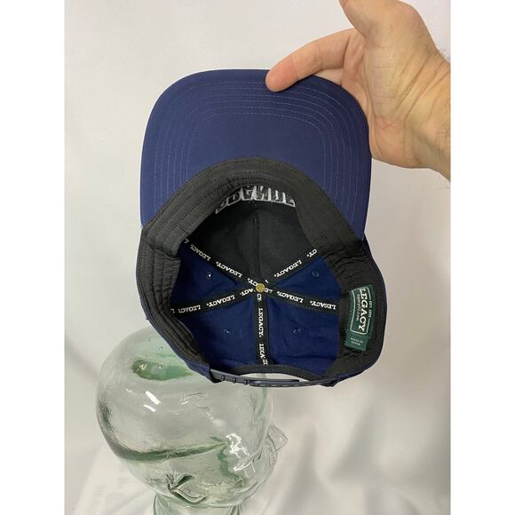 MADE IN NEW YORK NY BLACK CAP HAT 5 PANEL HIGH CROWN TRUCKER SNAPBACK - Picture 6 of 8